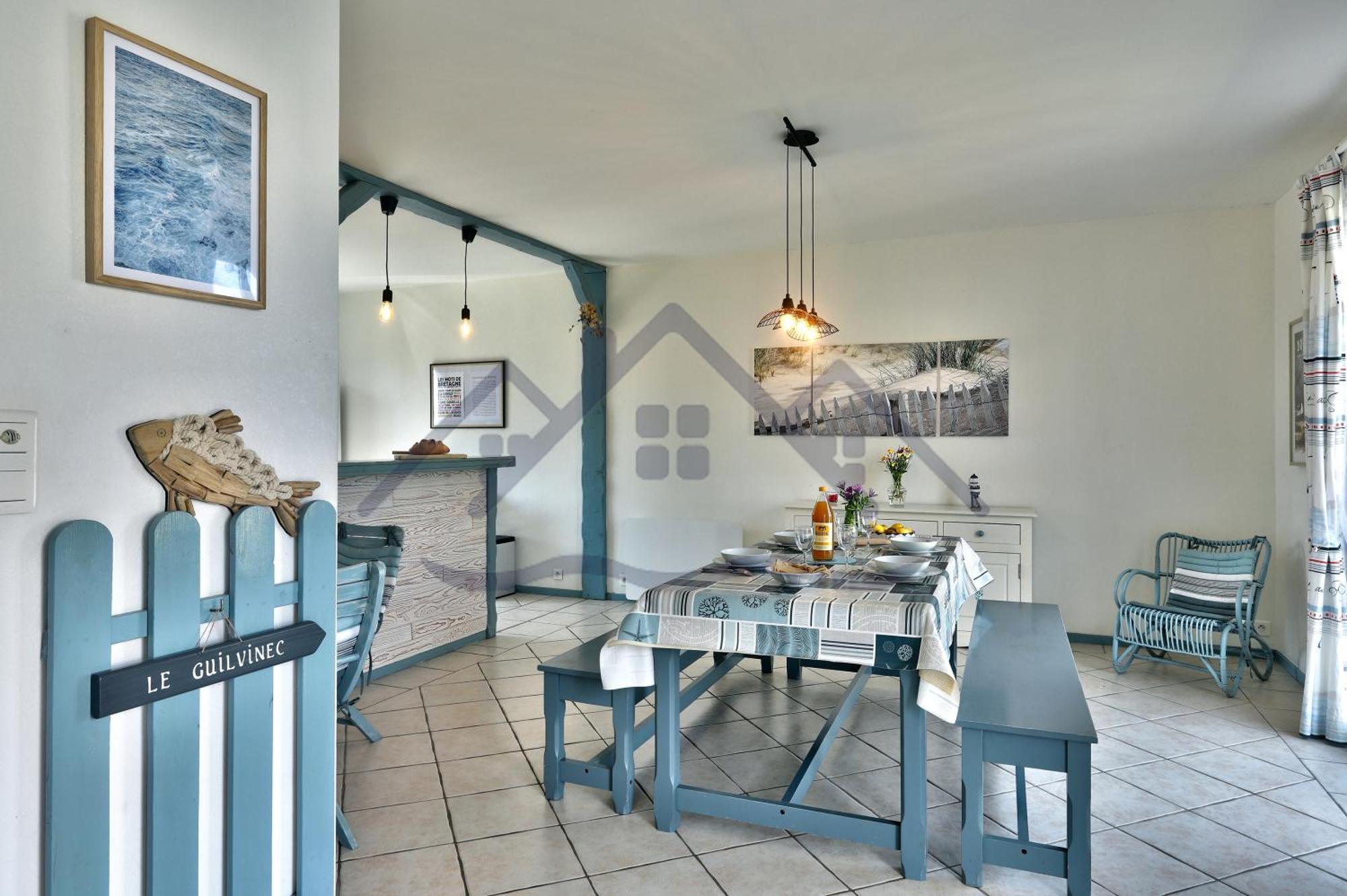 Localise - M3B - Souvenir Du Guil - Maison De Plain-Pied Avec Jardin Clos Au Guilvinec - Tout A Pied, Plages, Port, Centre, Commerces, Marche - Wif Inclus - Linge De Lit Inclus - Animaux Bienvenus Eksteriør billede