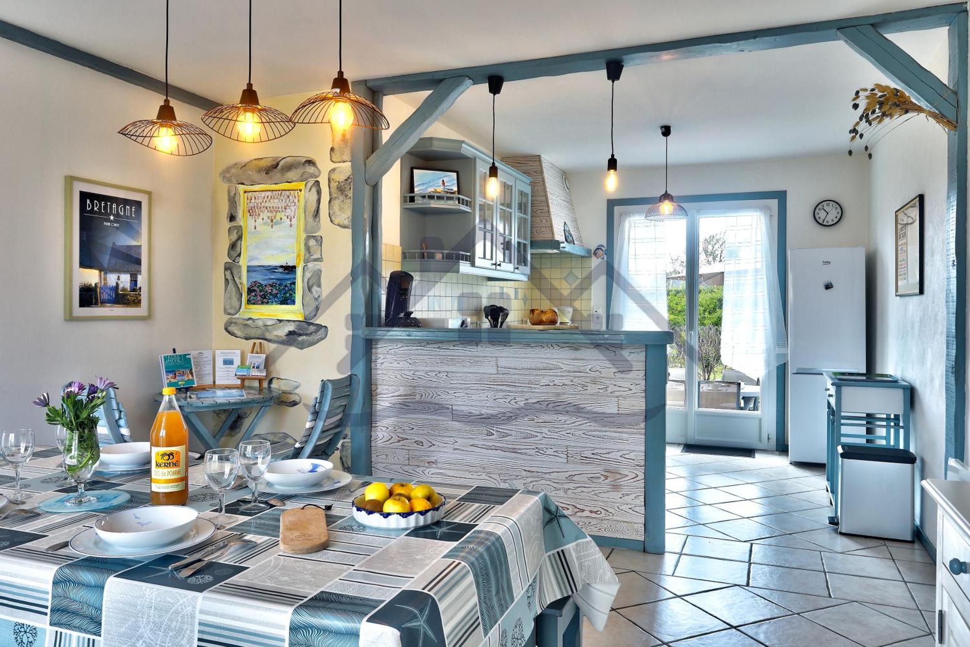 Localise - M3B - Souvenir Du Guil - Maison De Plain-Pied Avec Jardin Clos Au Guilvinec - Tout A Pied, Plages, Port, Centre, Commerces, Marche - Wif Inclus - Linge De Lit Inclus - Animaux Bienvenus Eksteriør billede